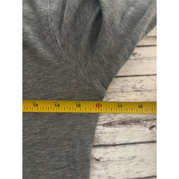 Lululemon every yogi long sleeve Grey White Cotton Women's Size Medium - Picture 6 of 8